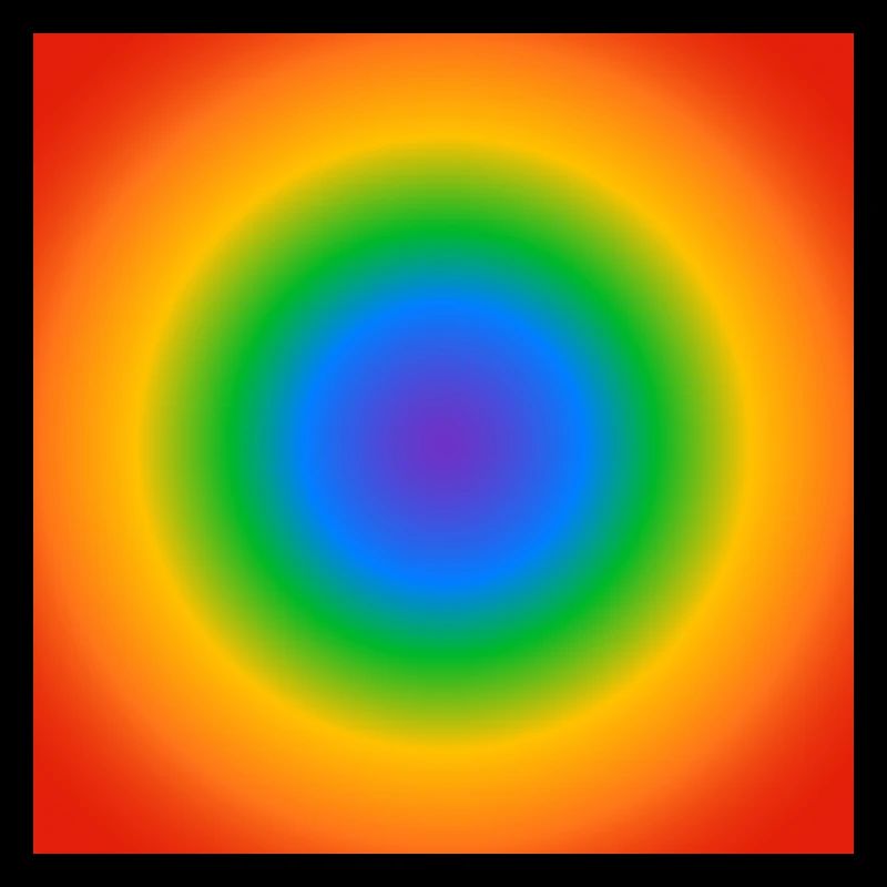 Rainbow Circle Gradient Colors Pride Merch