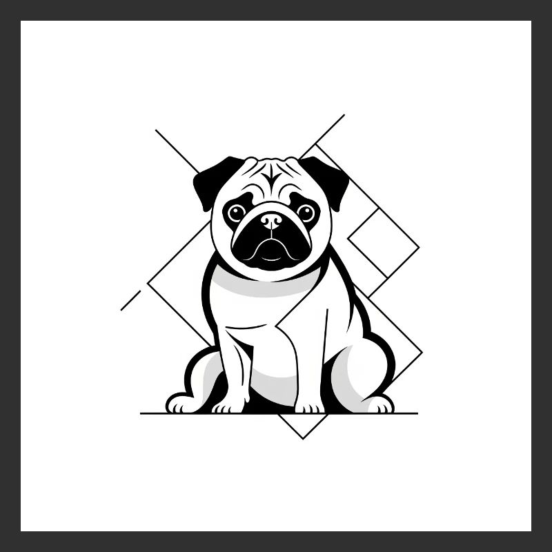 Mops Sitz