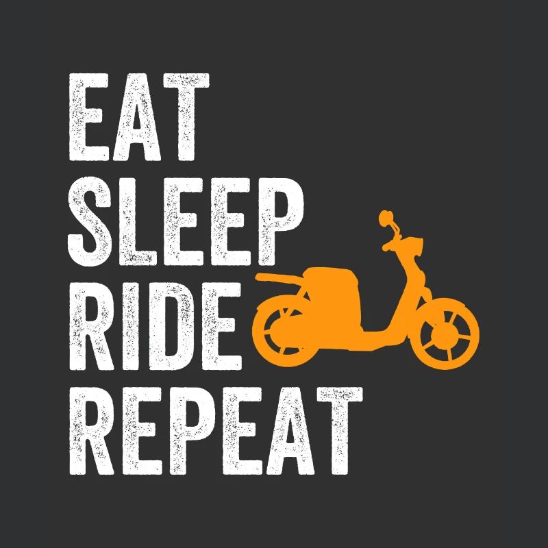 Moped Mofa Rollerfahrer Roller Sprüche Geschenk