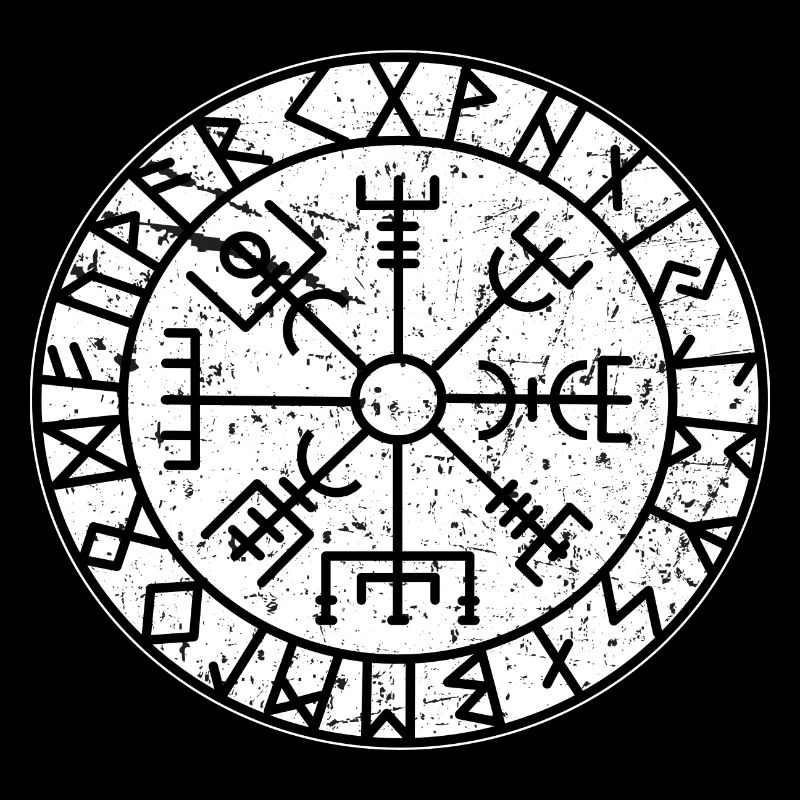 Viking Compass Vegvisir Viking Celts symbol