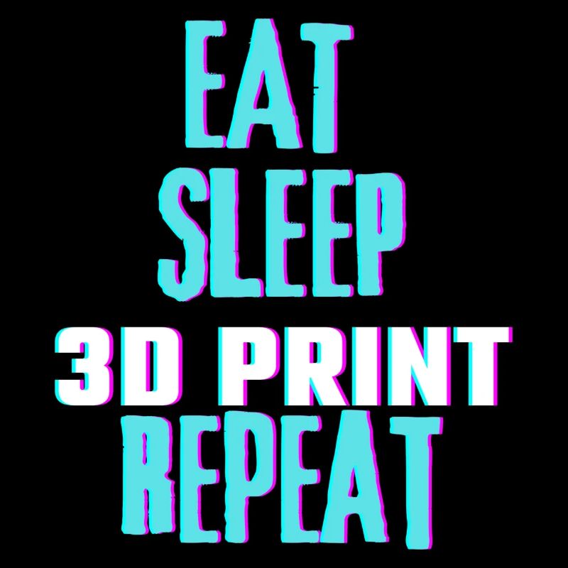 Eat Sleep 3D Print repeat