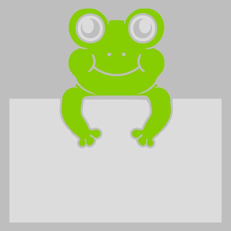Texte présent Comic Frog
