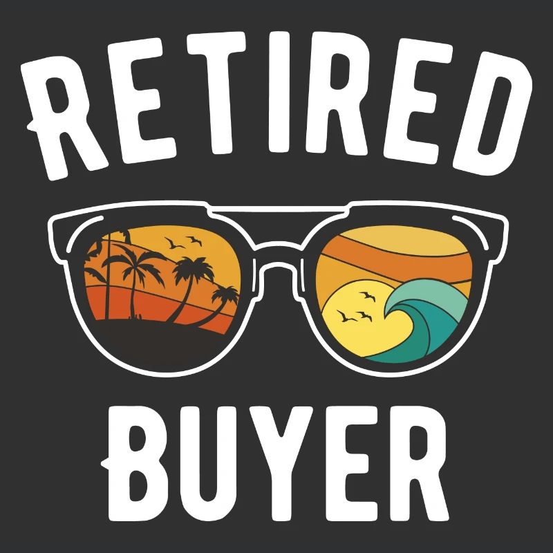 Retiree Beach Vacation Lunettes de soleil Conception graphique
