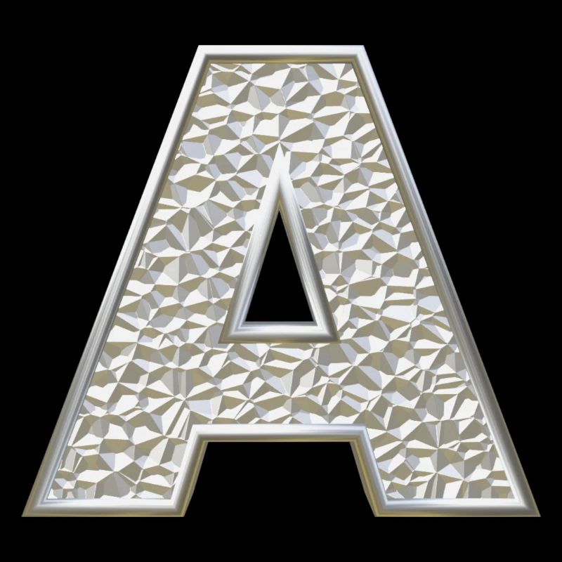 A, letter, letter A, initial, initial A, monogram,