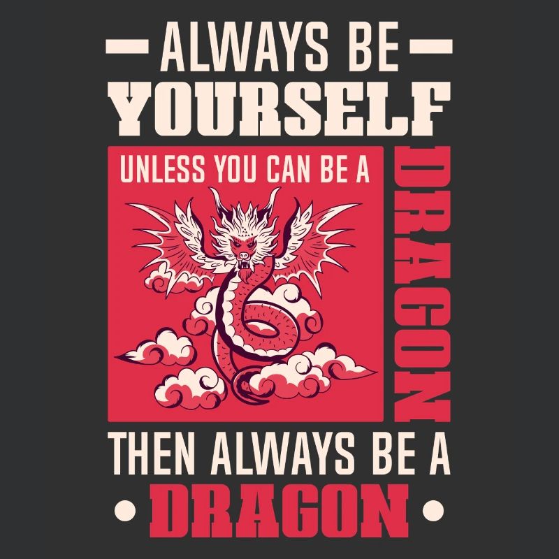 Drachen Drachendesign Sei immer du selbst