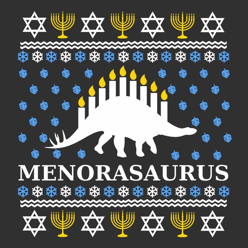Menorasaurus - Excellente idée-cadeau Juifs, Hanoukka