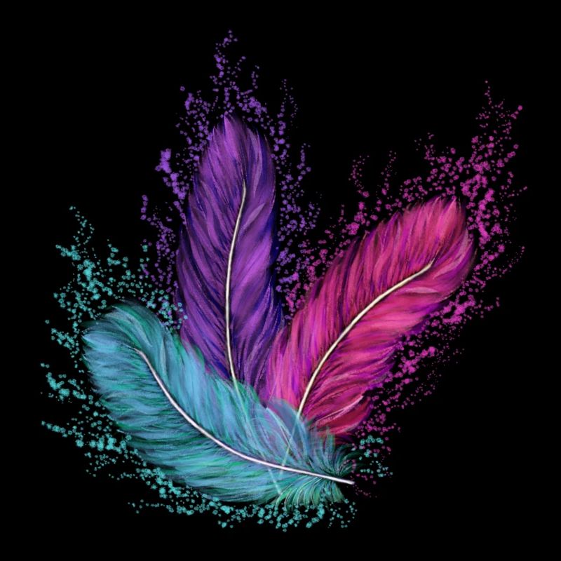 Feder, Vogelfeder, Tatoo, Indianerfeder