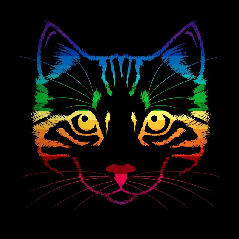 Katze Regenbogen LGBT