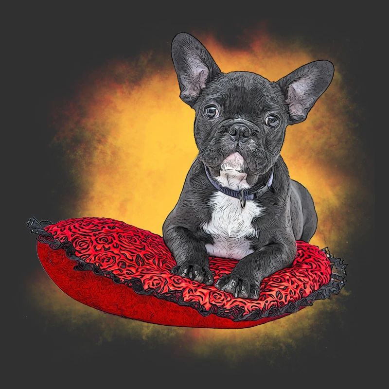 Frenchie cushion