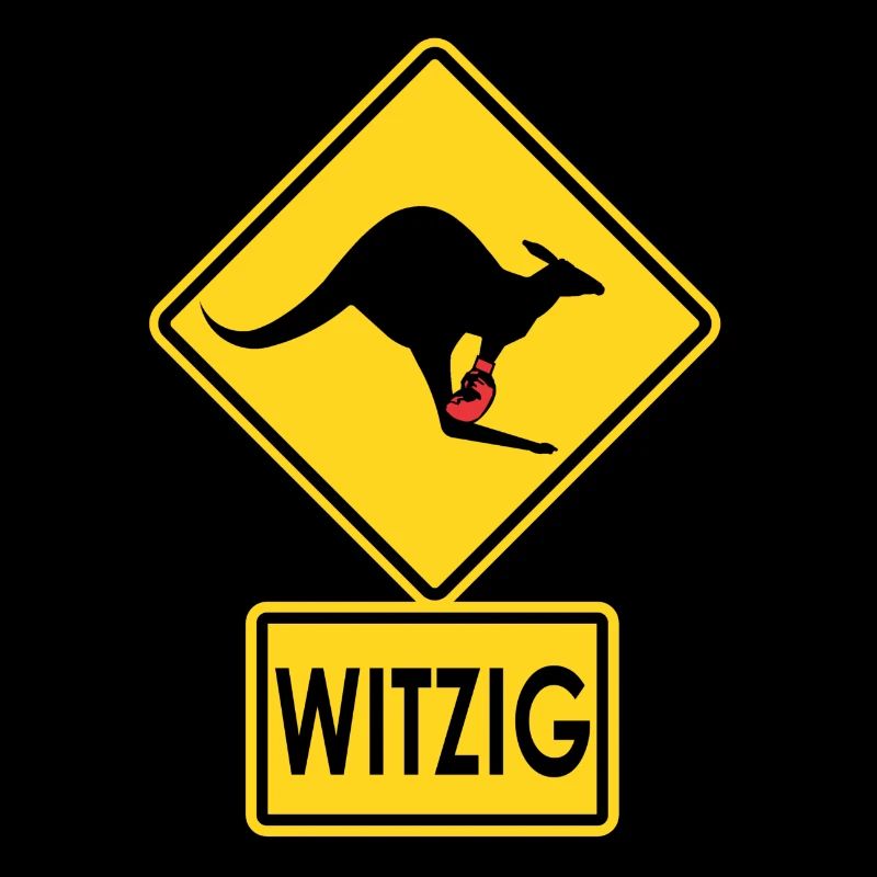 Känguru Boxhandschuh witzig