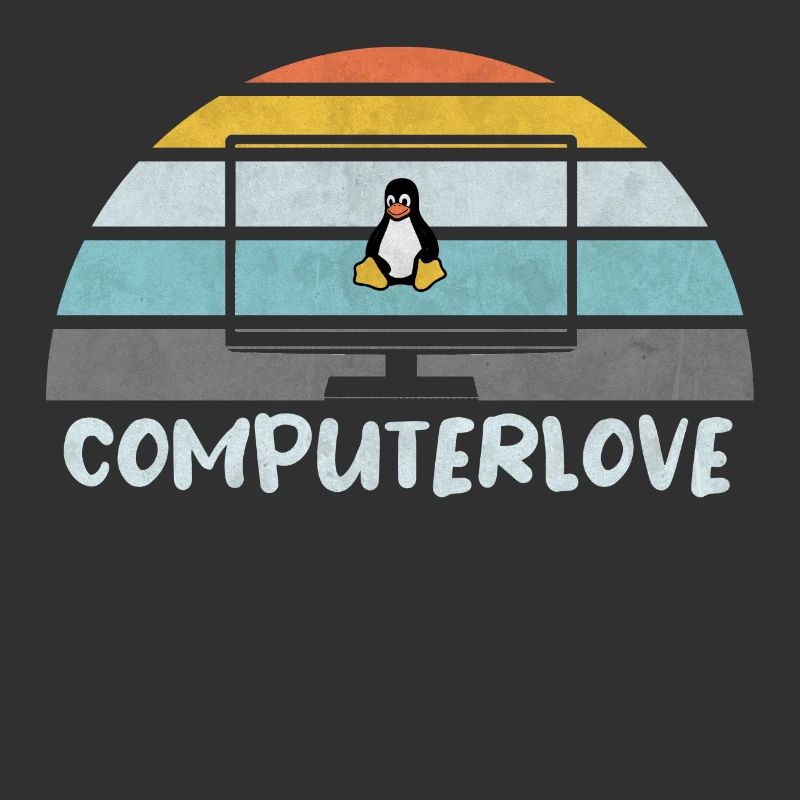 PROGRAMMATEUR LINUX PENGUIN TUX PC COMPUTERLOVE