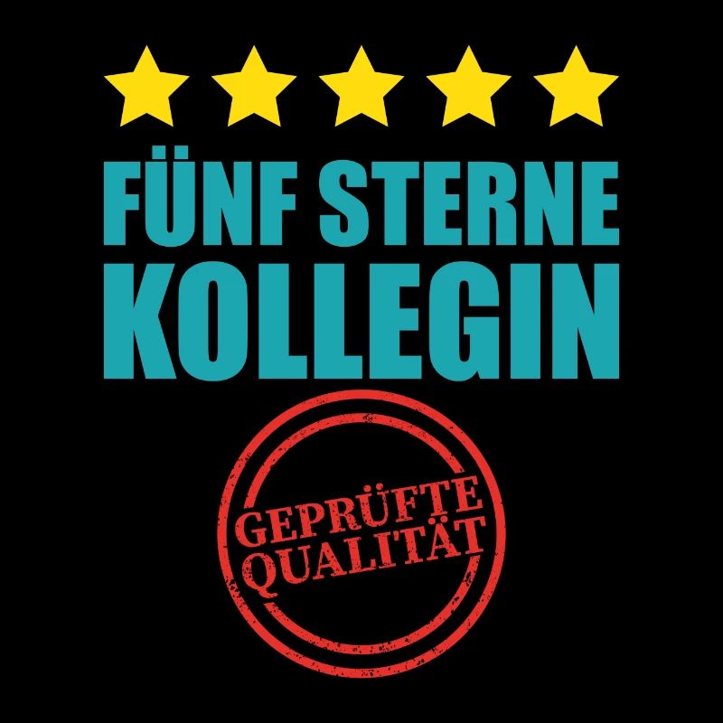 Fünf sterne kollegin Abschied Arbeit Geschenk