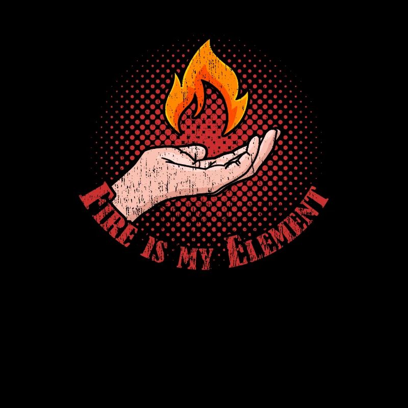 Feuer Element Elemente Hand Camping Natur