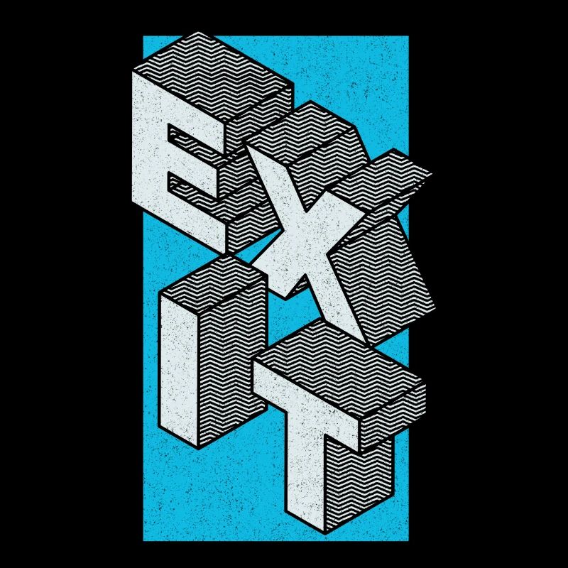 Exit - take the exit in blue