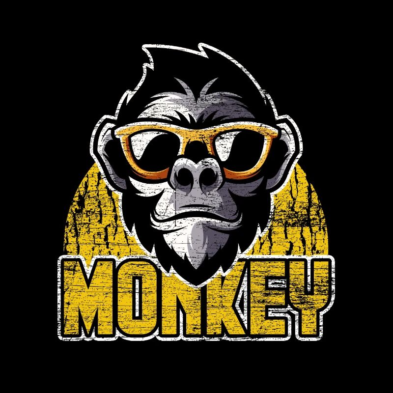 Animaux d'évolution de singe