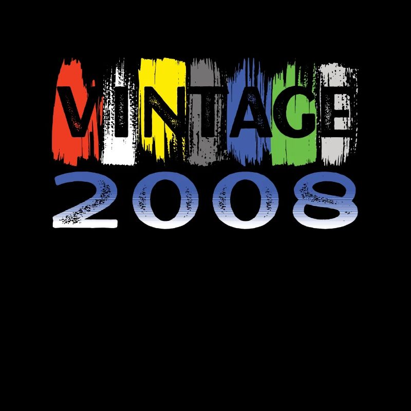 Fantastisch Seit 2008 Retro 14. Bitrthday