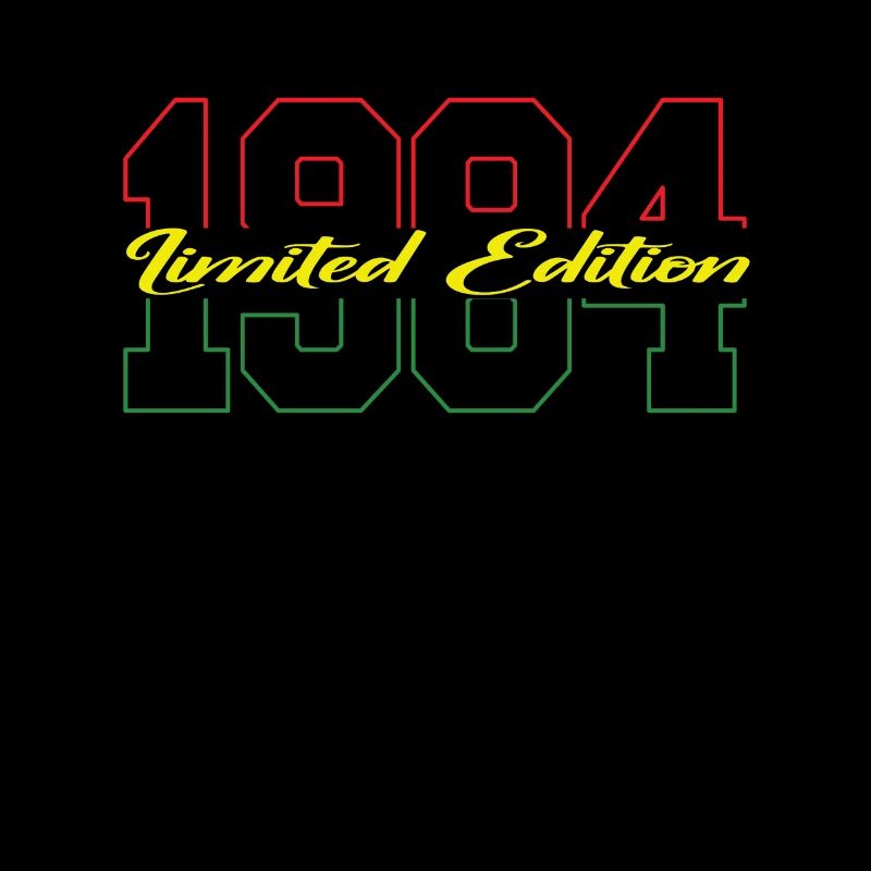 Vintage 1984 Retro Bitrthday Limited Edition