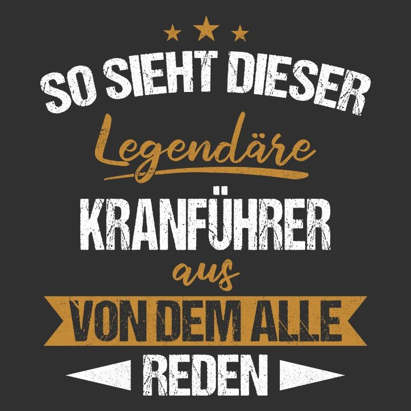 Kranführer Kran Baustelle Kranfahrer Spruch