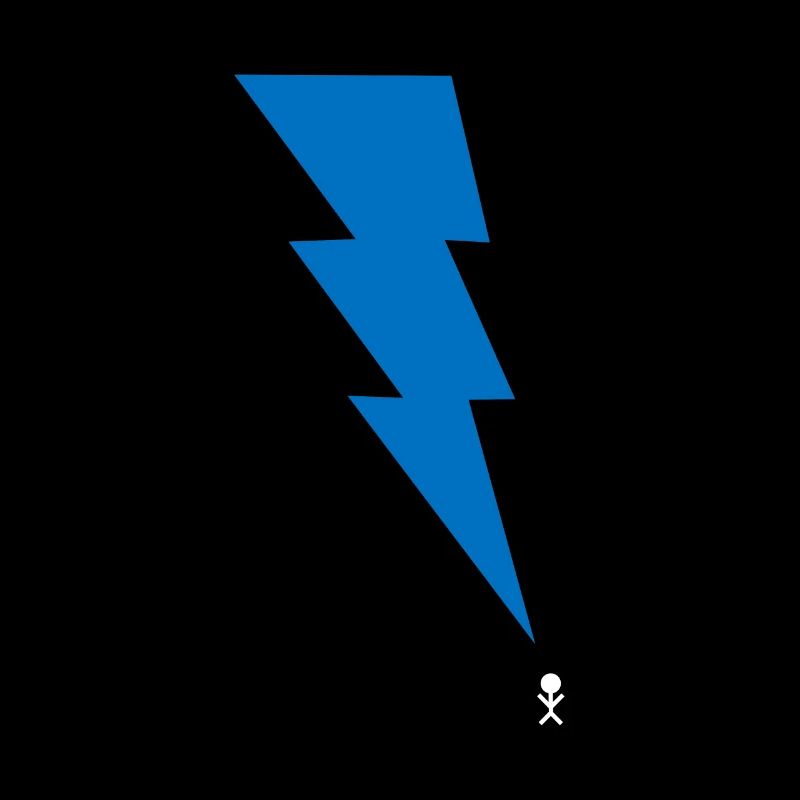 Gewitter - Blitz - Blitzschlag - Strichmännchen 9