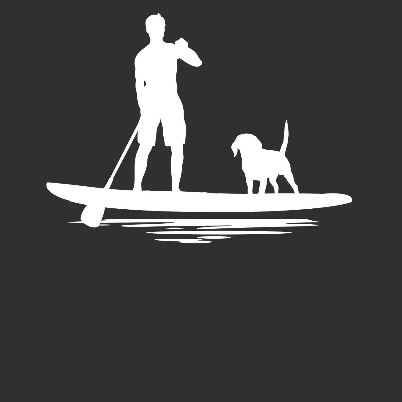SUP STAND UP Paddle avec chien