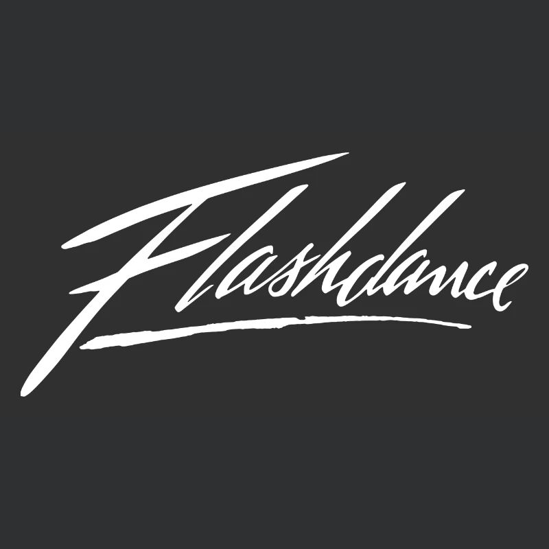 Flashdance Logo In Weiß