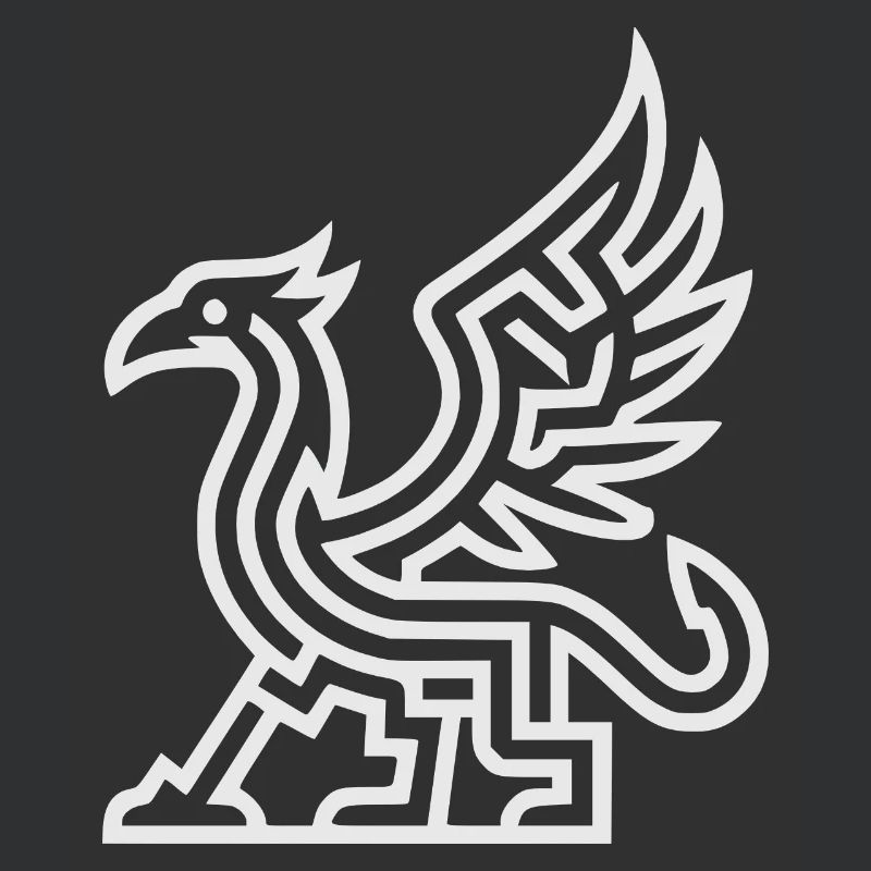 Mystical Norse Symbol – Winged Griffin