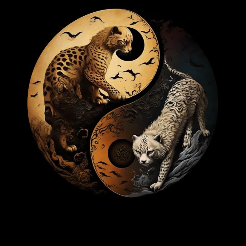 Yin Yang Wildkatzen