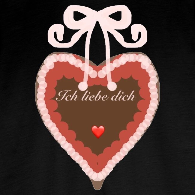 Lebkuchenherz ich liebe dich