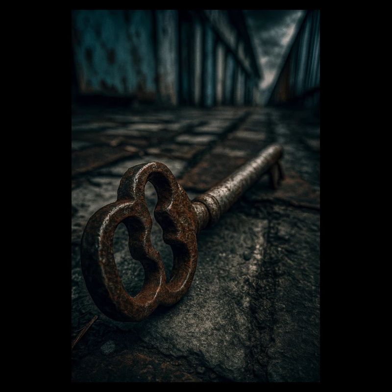 Clé rouillée des secrets oubliés
