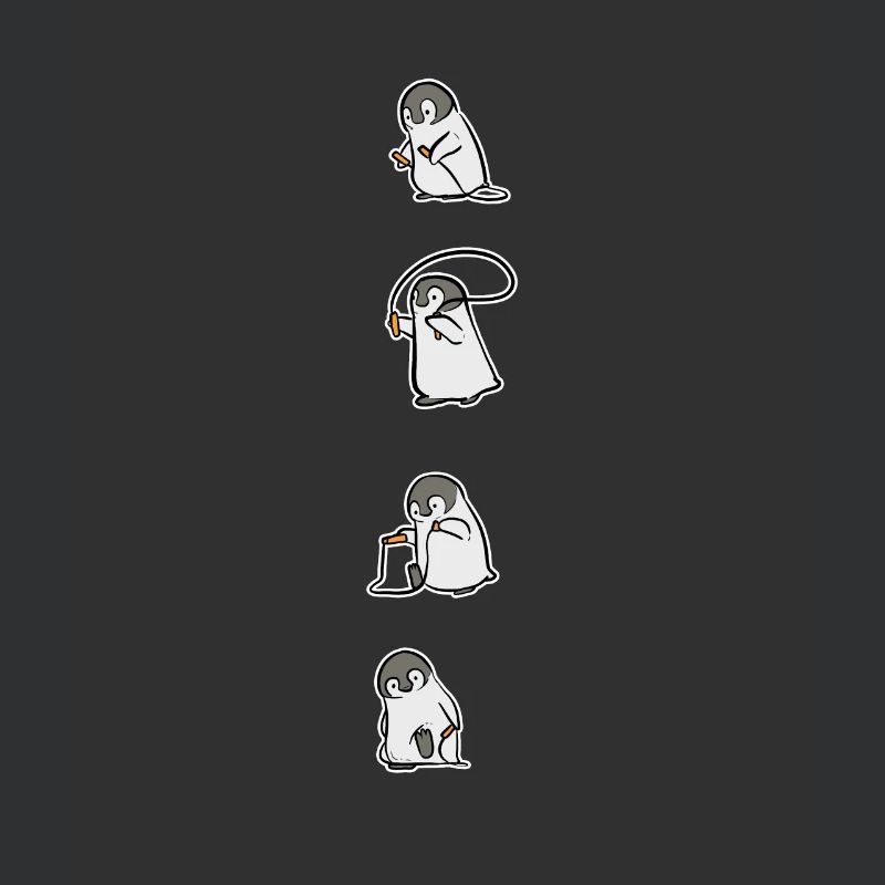 Springseil Penguin Fan Geschenk