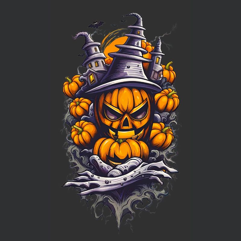 Halloween Villa Kürbiskopf