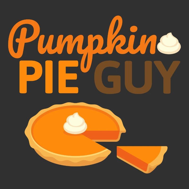 Pumpkin Pie Guy - Pumpkin Cake Halloween Fall
