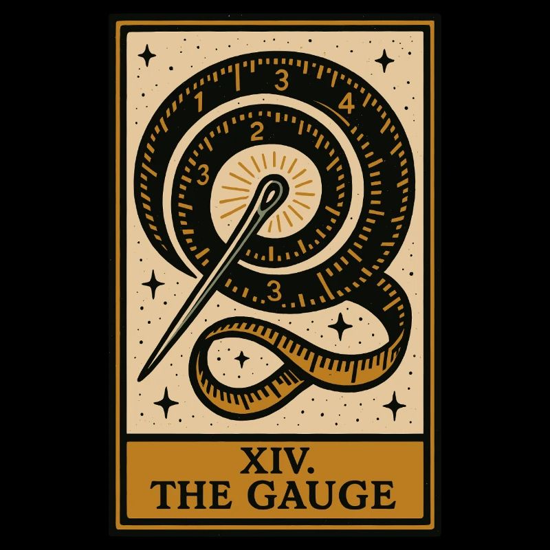 La jauge de couture de tarot précise