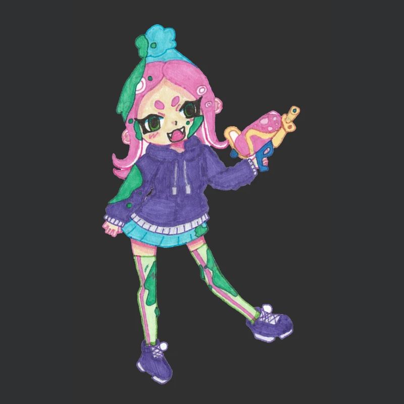 Inkling Mädchen | Pink 2 | Splatoon