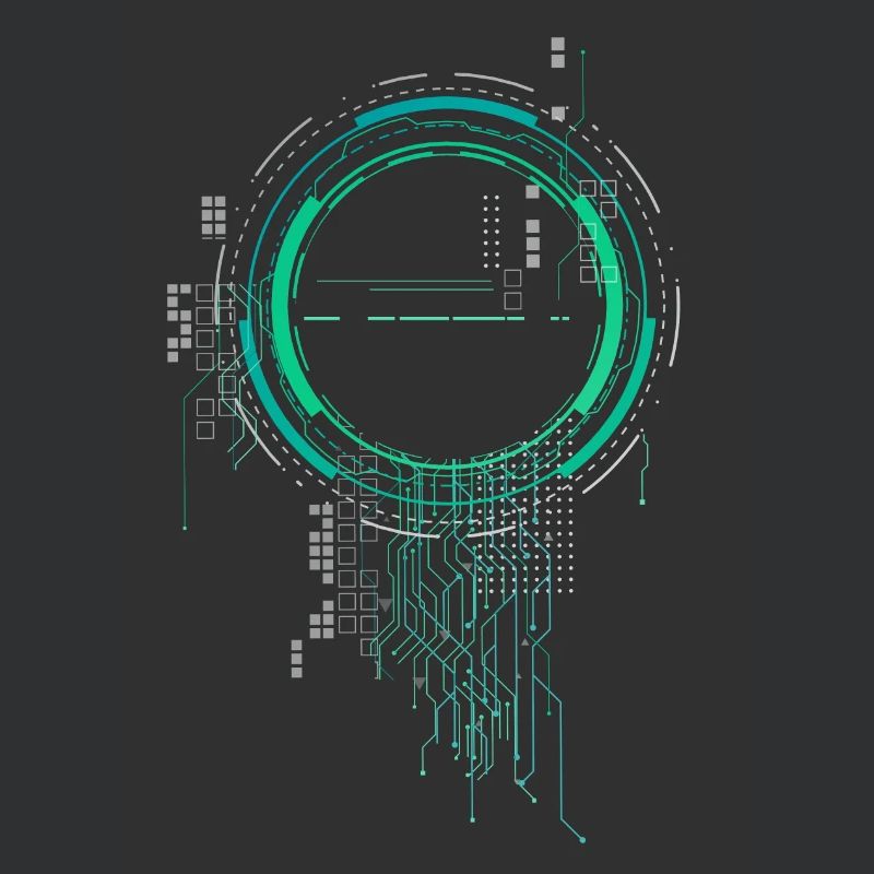 cpu pc platine raumschiff code nerd pc pixel coder