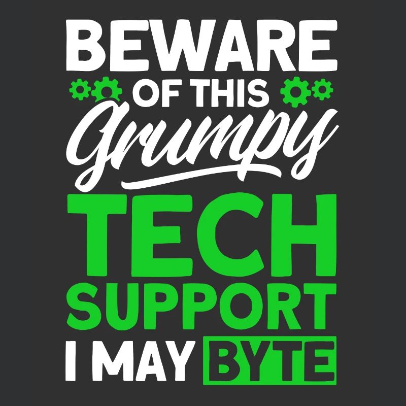 Beware of grumpy technical support