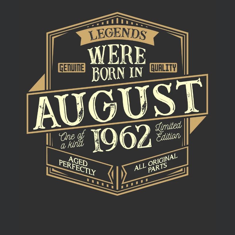August 1962 Geburtstag Mann