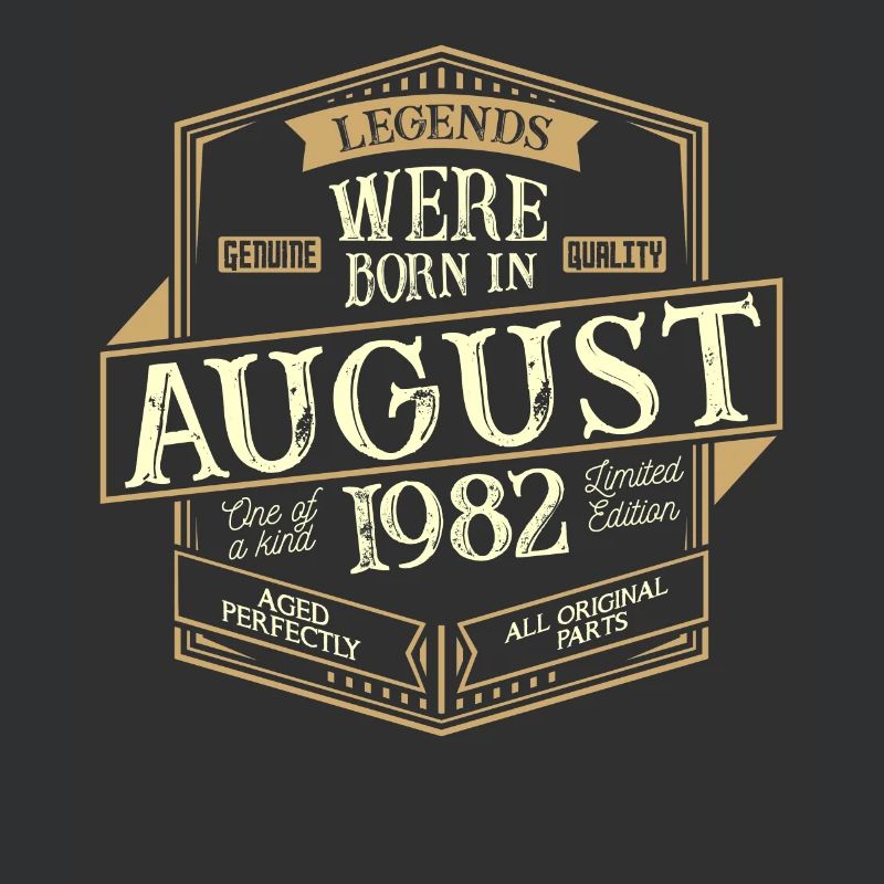 August 1982 Geburtstag Mann