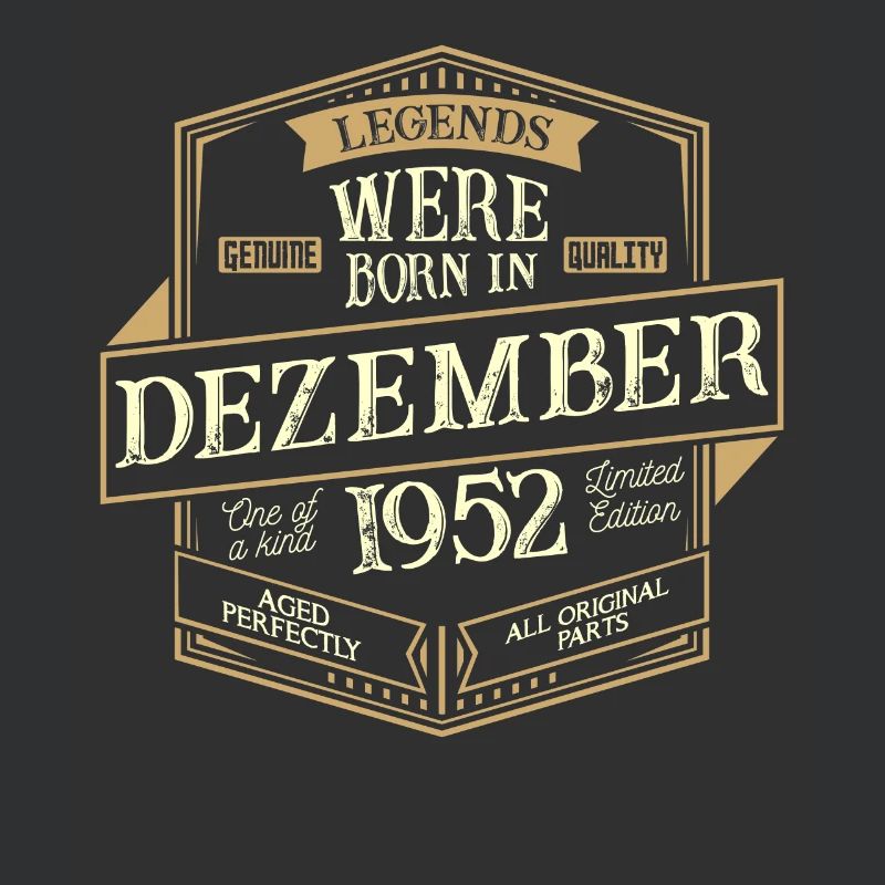 Dezember 1952 Geburtstag Mann