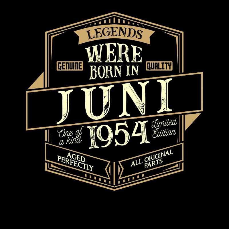 Juni 1954 Geburtstag Mann
