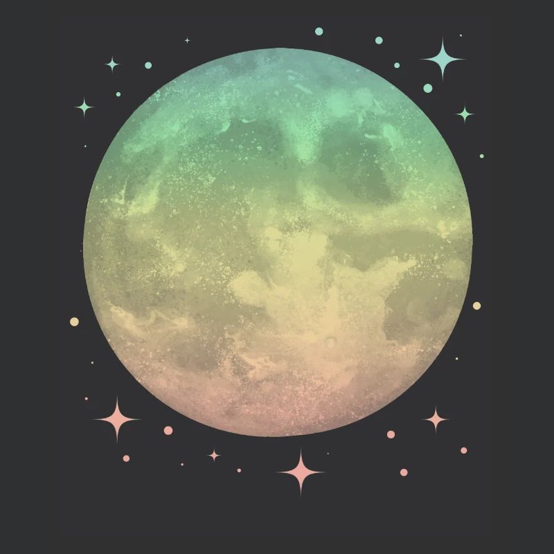 Mond Pastel Himmlisch
