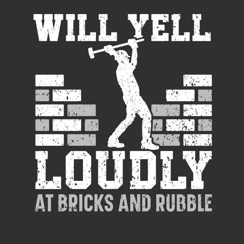 Will scream loudly on brick and rubble demolition