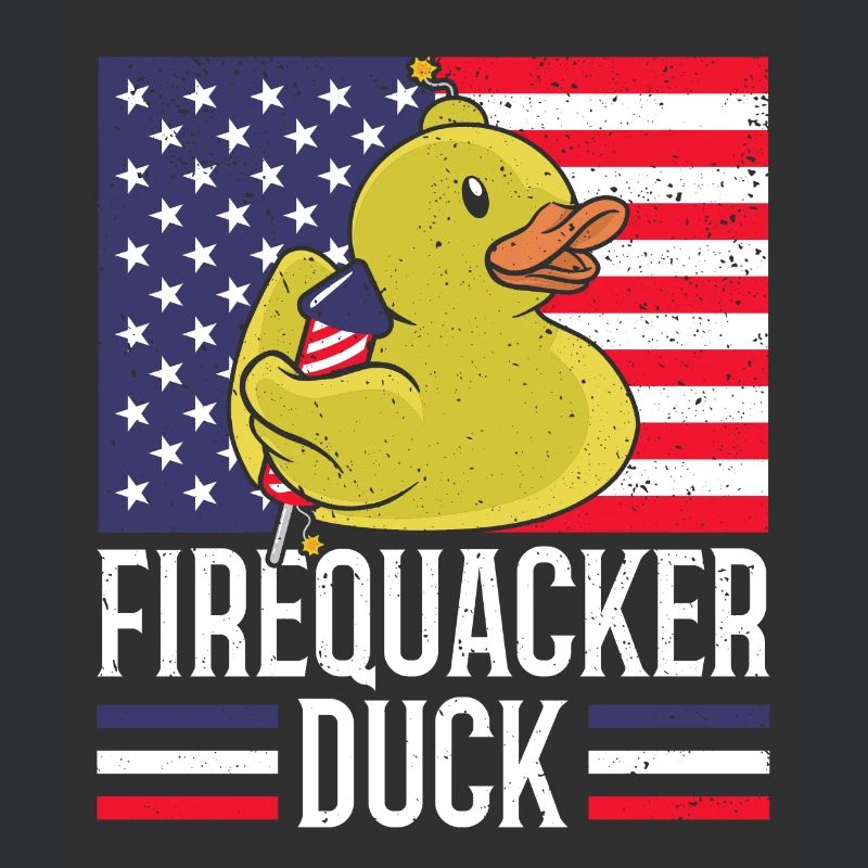 Firequacker Duck 4 juillet Firecracker