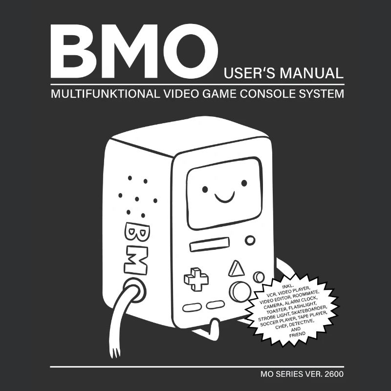 Adventure Time BMO Beemo Manuel D'Utilisation