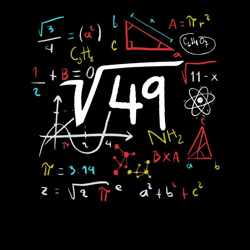 7th Birthday Root from 49 = 7 Years Birthday