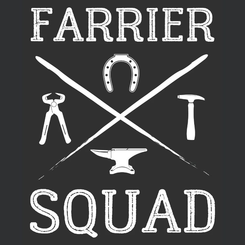 Sabots forgeant des sabots de cheval Farrier Squad