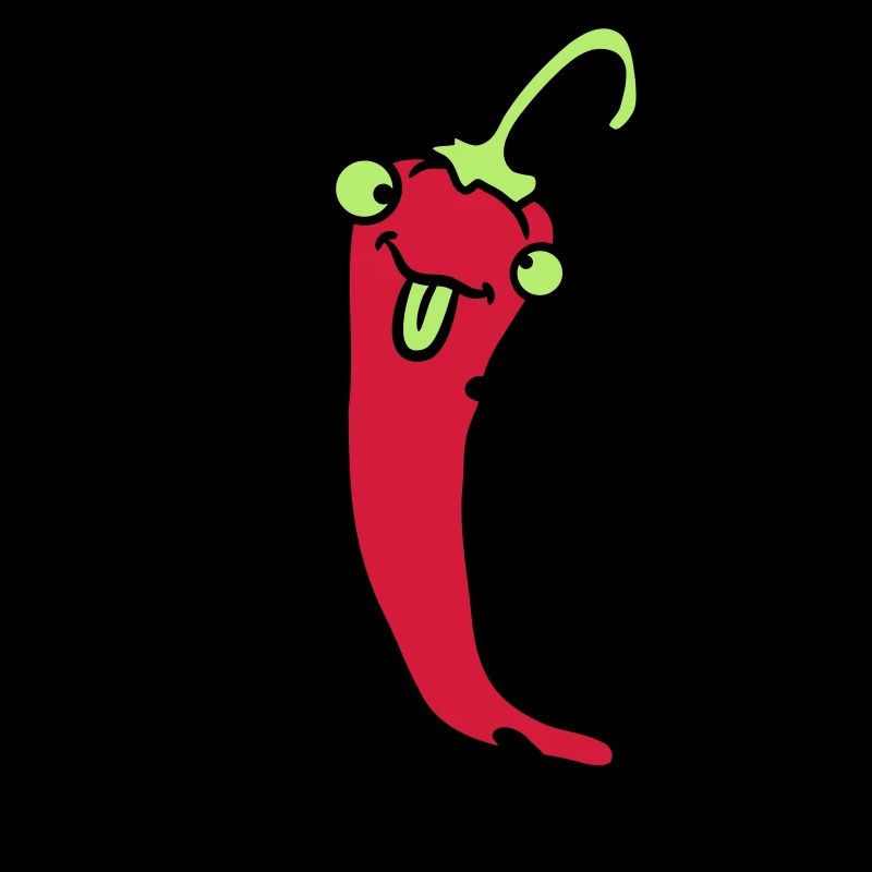 Chili Chilli Peperoni Scharf Lustig Comic