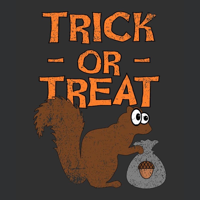 Halloween Eichhörnchen, Süßes oder Saures