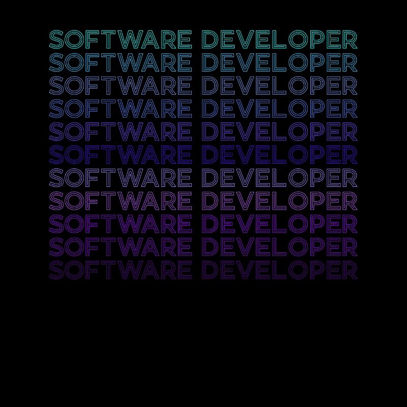 Softwareentwickler Computerprogrammierer Retro