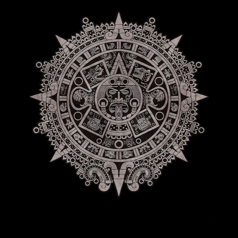Calendrier solaire aztèque Pierre de soleil aztèque